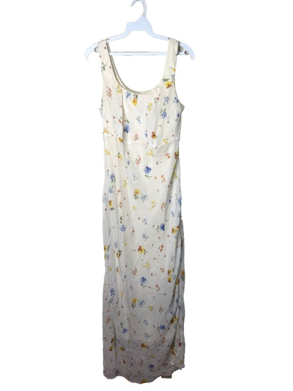 Vintage 90s Floral Slip Dress Baby Doll Maxi Cottagecore